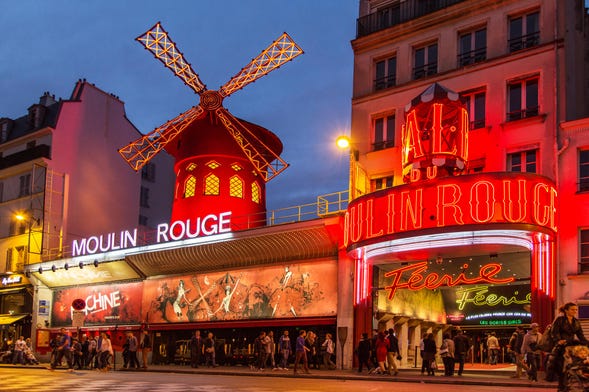 Billet pour le Moulin Rouge