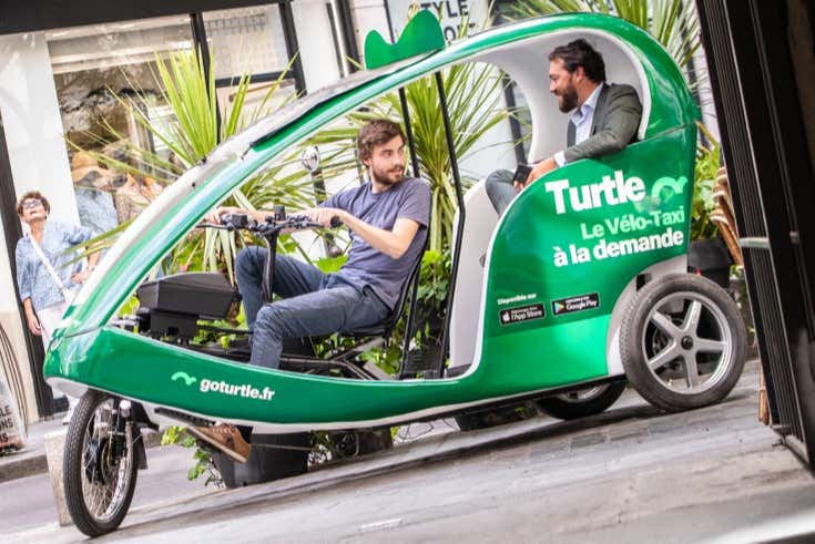Admirez Paris depuis le vélo-taxi