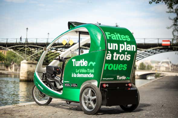 Visite de Paris en vélo-taxi