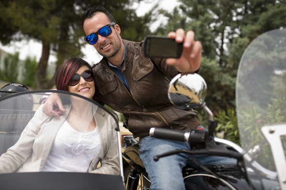 Balade en side-car dans Paris